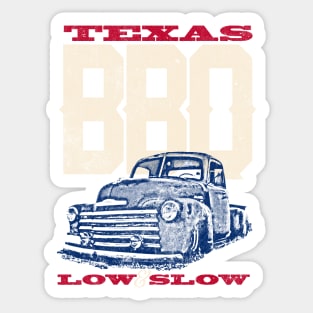 TX BBQ Low & Slow Sticker